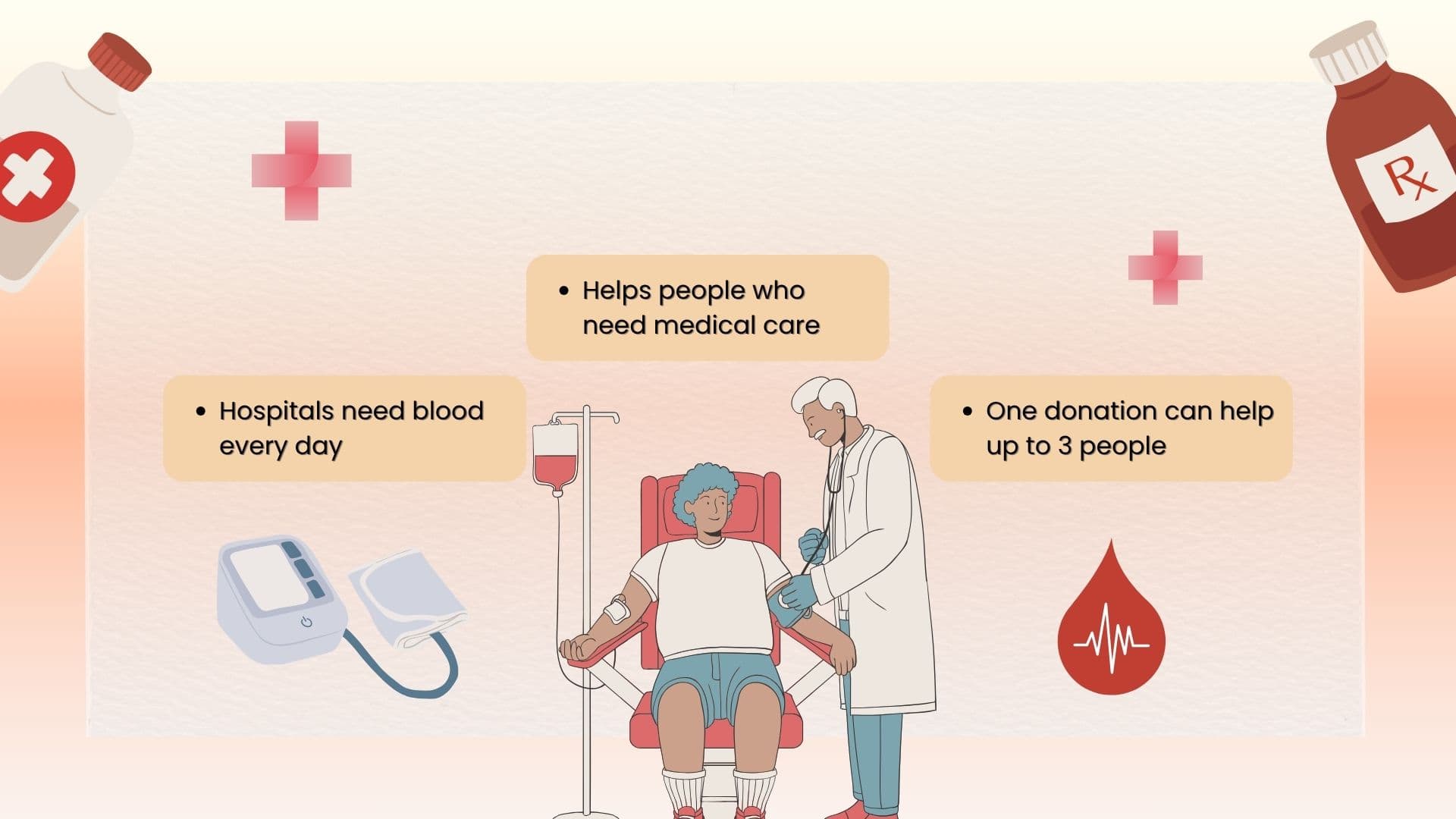 Safe blood donation environment