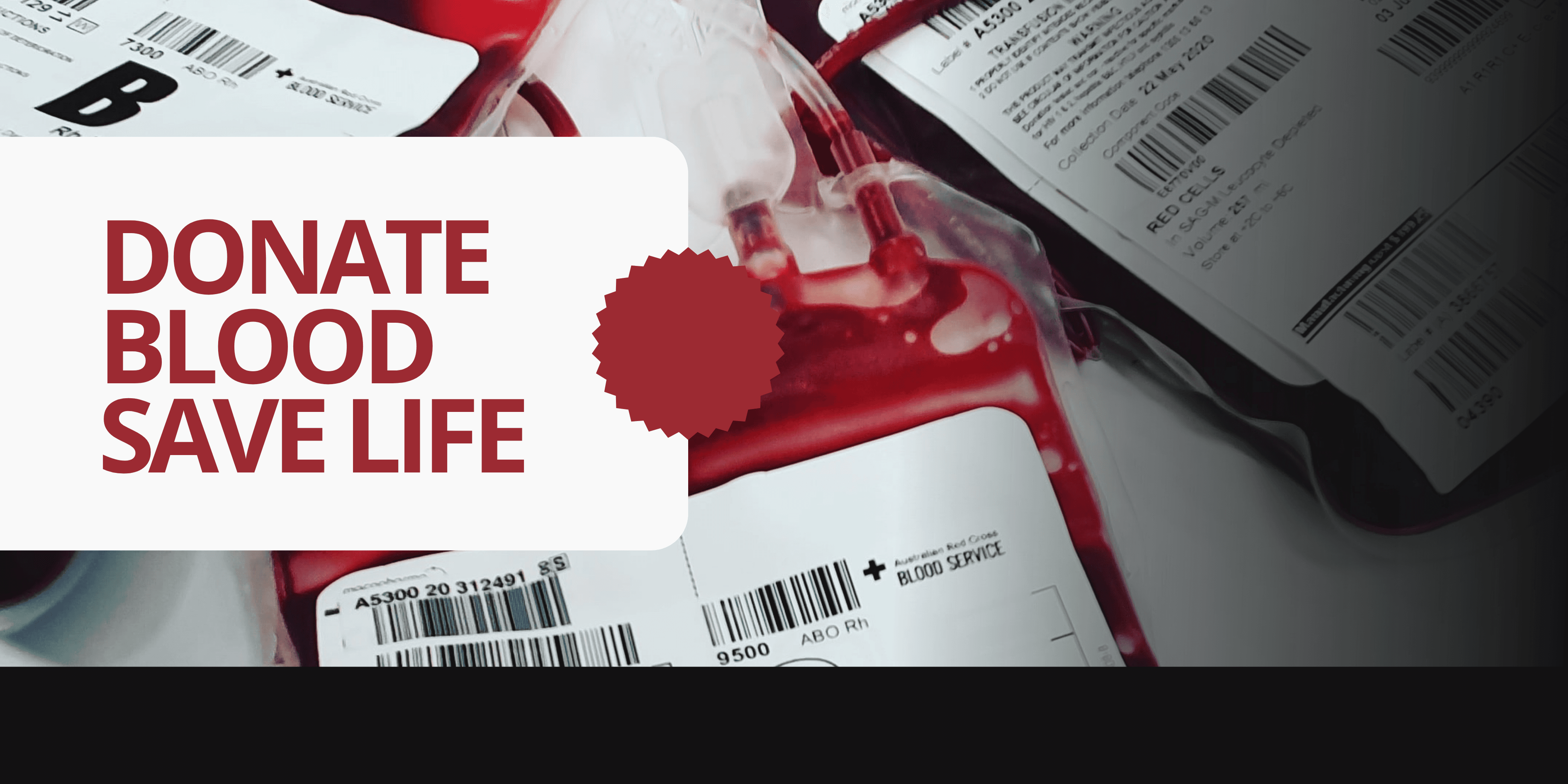 Blood donor helping someone in need